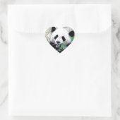 Sticker Cœur Panda (Sac)