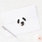 Sticker Cœur Panda (Enveloppe)