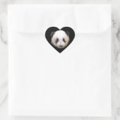 Sticker Cœur Panda bébé (Sac)