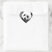 Sticker Cœur Panda Eyes (Sac)