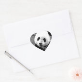 Sticker Cœur Panda Eyes (Enveloppe)