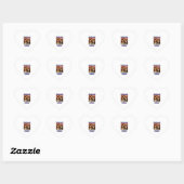 Sticker Cœur Papillon (Feuille)