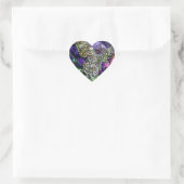 Sticker Cœur Papillon Lune Frappé ! (Sac)