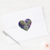 Sticker Cœur Papillon Lune Frappé ! (Enveloppe)