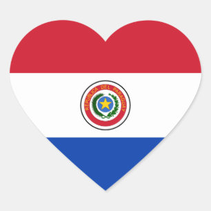 Sticker Cœur paraguay