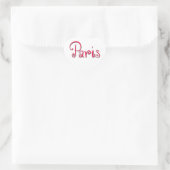 Sticker Cœur Paris (Sac)