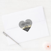 Sticker Cœur Parti pirate personnalisé (Enveloppe)