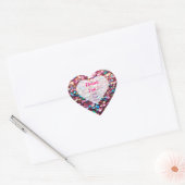 Sticker Cœur Parties scintillant Opal Collection holographique  (Enveloppe)