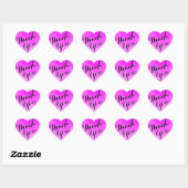 Sticker Cœur Partition rose En Forme De Coeur Favorisant Les St (Feuille)
