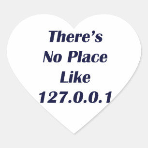 Sticker Cœur Pas de place comme 127001
