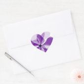 Sticker Cœur Passion violette (Enveloppe)