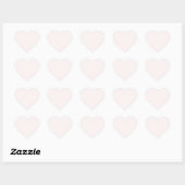 Sticker Cœur Pastel Pink 2 (Feuille)