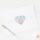 Sticker Cœur Pastel Rainbow Mod (Enveloppe)