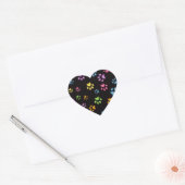 Sticker Cœur Pâtes (Enveloppe)