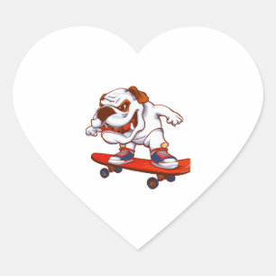 Sticker Cœur Patinage
