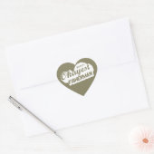 Sticker Cœur Pêcheur le plus Okayest dans le monde (Enveloppe)