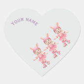 Sticker Cœur Pegatina (Devant)