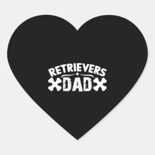 Sticker Cœur père Amoureux des chiens
