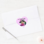 Sticker Cœur Père Noël appelée (Enveloppe)