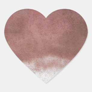 Sticker Cœur personnalisé de luxe rose et blanc