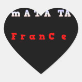 Sticker Cœur Personnaliser (Devant)