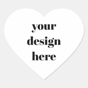 Sticker Cœur Personnaliser ou personnaliser