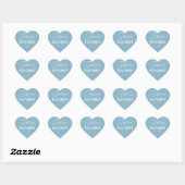 Sticker Cœur Personnaliser son et son Mariage favori (Feuille)