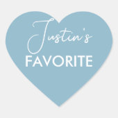 Sticker Cœur Personnaliser son et son Mariage favori (Devant)