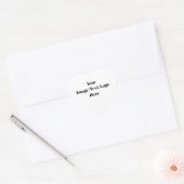 Sticker Cœur Personnalisez ou Customisez les Modèles vierges (Enveloppe)