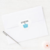 Sticker Cœur Perte de poids Régime de perte de poids maintient  (Enveloppe)
