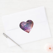Sticker Cœur Petit Nuage de Magellan violet (Enveloppe)