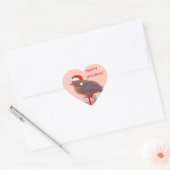 Sticker Cœur Petit oiseau mignon (Enveloppe)