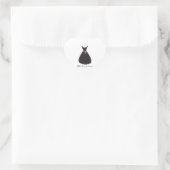 Sticker Cœur Petite robe noire (Sac)