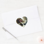 Sticker Cœur Peu de diamant II (Enveloppe)