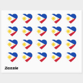 Sticker Cœur philippine (Feuille)