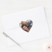 Sticker Cœur Photo mariage (Enveloppe)