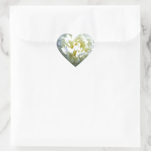 Sticker Cœur Pies blanches (Sac)