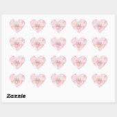 Sticker Cœur Pink Bokeh Love (Feuille)