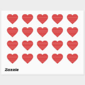 Sticker Cœur Pink Red  (Feuille)
