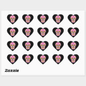 Sticker Cœur Pink Sugar (Feuille)
