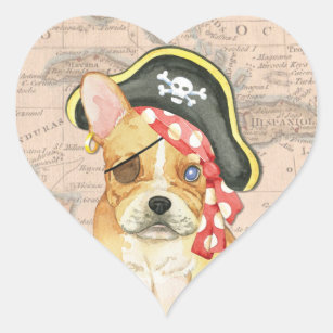 Sticker Cœur Pirate de Bulldog