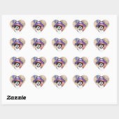 Sticker Cœur Pirate de PWD (Feuille)