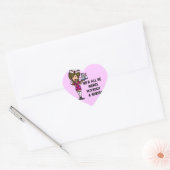 Sticker Cœur Pire sans infirmière (Enveloppe)