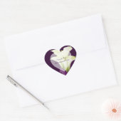 Sticker Cœur PixDezine blanc calla lily/do-it-yourself couleur (Enveloppe)