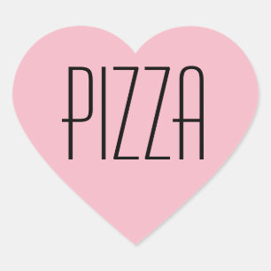 Sticker Coeur Pizza