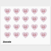 Sticker Cœur Pizza My Heart Valentine's (Feuille)