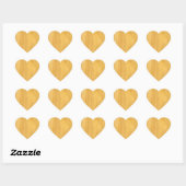 Sticker Cœur Placage de véritable aulne (Feuille)