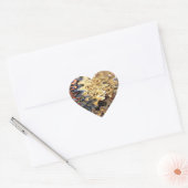 STICKER CŒUR PLAGE (Enveloppe)