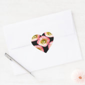 Sticker Cœur Plaisir Floral (Enveloppe)