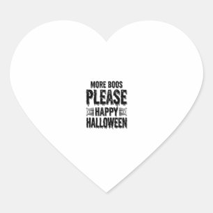 Sticker Cœur Plus de bisous s'il vous plaît typographie vintage